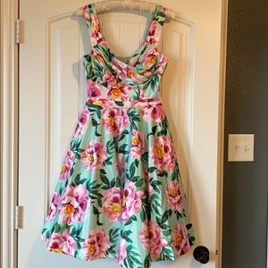 ModCloth Floral Dress
